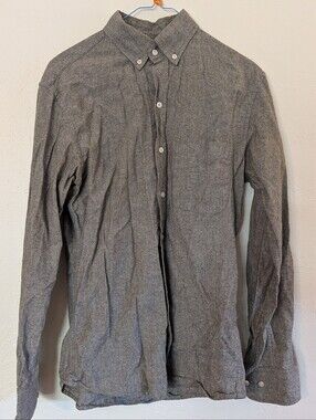 Gustin Men's Gray Button-Down Shirt